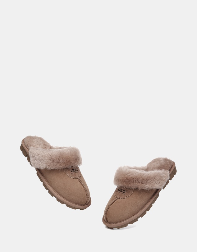 EVERAU - Australian Shepherd Ugg Waffle Slipper Sheepskin Upper House Shoes