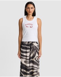MAKU - Cherry Rib Tank