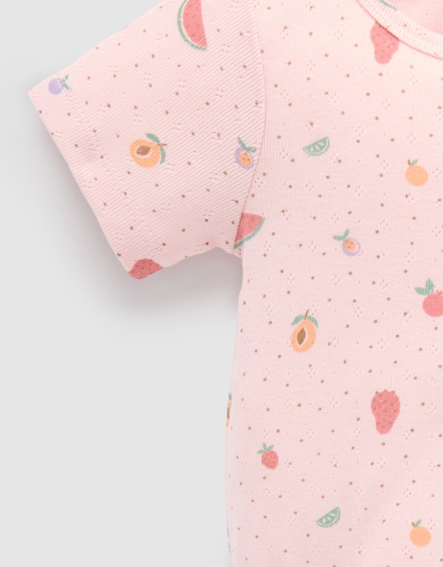 Purebaby - Pointelle Bodysuit -Kids-Babies
