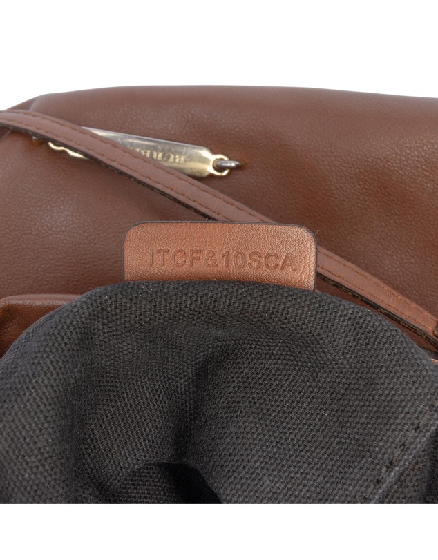 Pre-Loved by Azura Reborn - Pre-Loved House Check Canvas and Calfskin Little Crush Crossbody