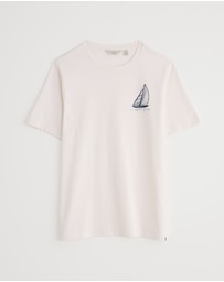 Seasalt - Seasalt Cornwall White Loggerhead T-Shirt