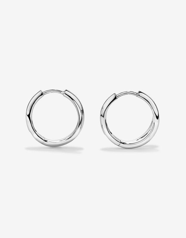 Michael Hill - Split Huggie Earrings in Sterling Silver
