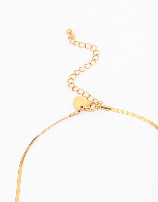 Lovisa - Waterproof Gold Plated Stainless Steel Stars Night Pendant Necklace