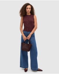Seed Heritage - Cotton Blend Button Knit Vest