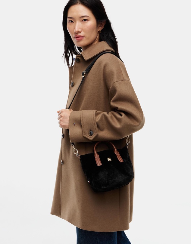 Tommy Hilfiger - Popette East West Tote Faux Fur