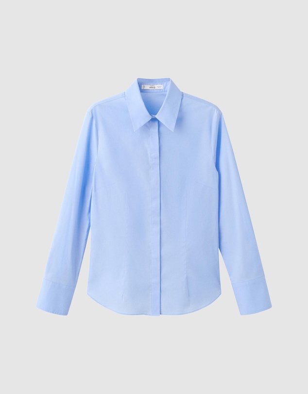 M.N.G - Slim-Fit Poplin Shirt