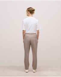 Trenery - Ponte Straight Leg Pant in Cinder