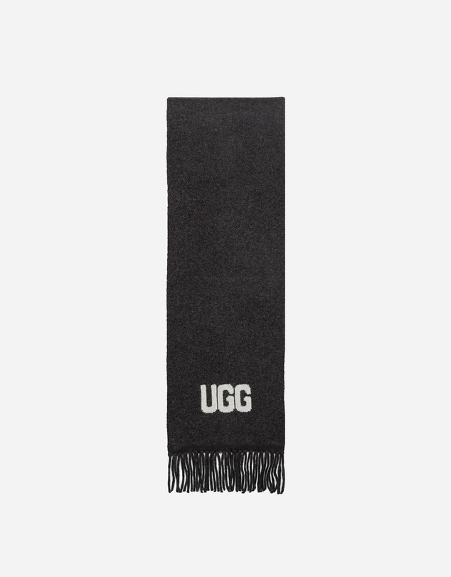Ozwear Connection Uggs - Ugg Logo Cashmere Aus Wool Woven Scarf