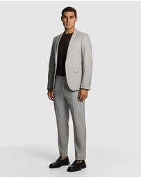 yd. - Easton Slim Fit Pinstripe Suit Jacket