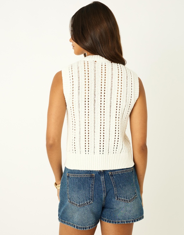 Dazie - Poppy Knit Vest