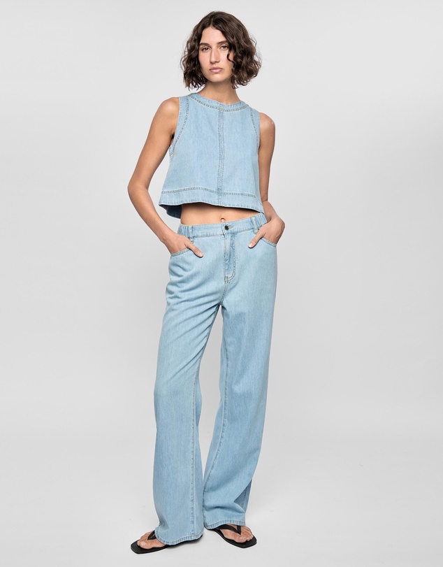 Staple the Label - Amelia Chambray Top