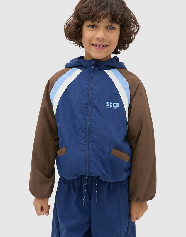 Seed Heritage - Core Logo Spray Jacket