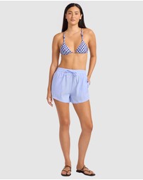Seafolly - Wear Now Stripe Drawstring Shorts