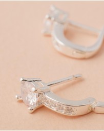 Moira Hughes - The White Label - Sophie Diamonte Clicker Earrings