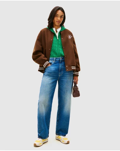 Tommy Hilfiger - Mid Rise Tapered Barrel Leg Jeans