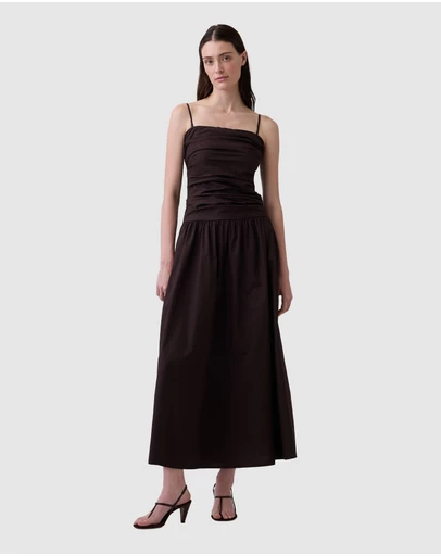 GAP - Strapless Draped Bodice Maxi Dress