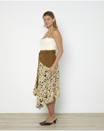 Cirkular - Pre-Loved - Proenza Schouler Asymmetric Belted Midi Skirt