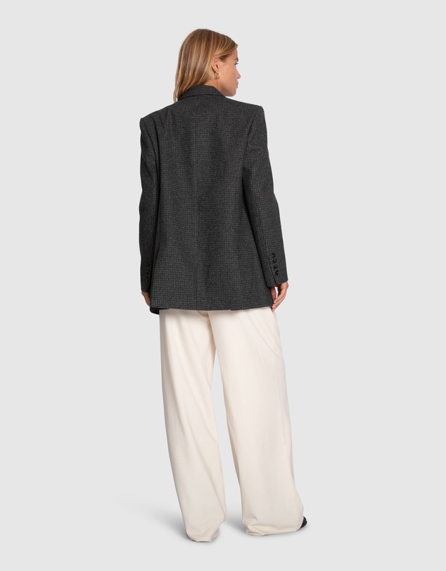 Belle & Bloom - Big Brother Talk Wool Blend Blazer