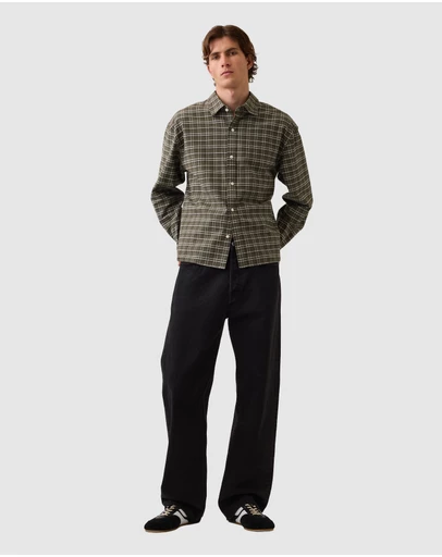 GAP - LS Cropped Oxford Shirt