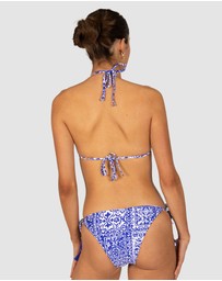 Baku Swimwear - Havana Ruched Slide Triangle Bikini Bra Top