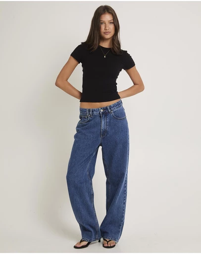Insight - Bobby Baggy Dad Denim Jeans Petite