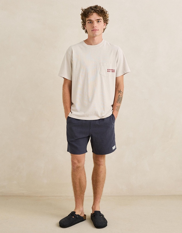 Rhythm - Textured Linen Jam Shorts