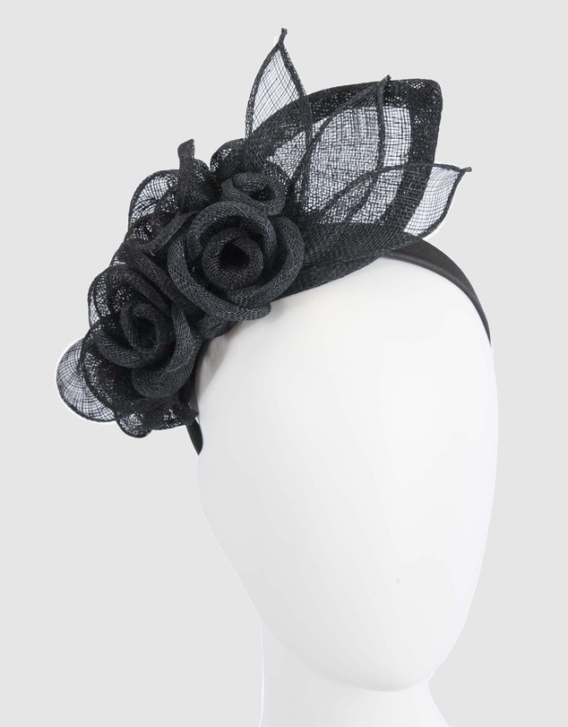 Max Alexander - Flower Sinamay Fascinator Headband