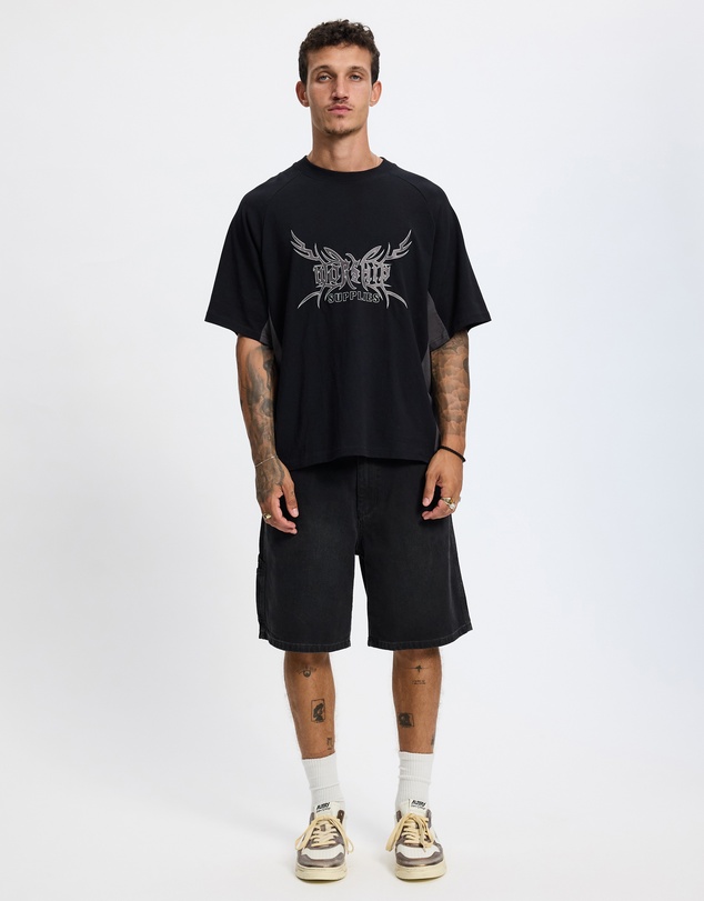 Worship - Trudge Box Fit Cropped Raglan Tee