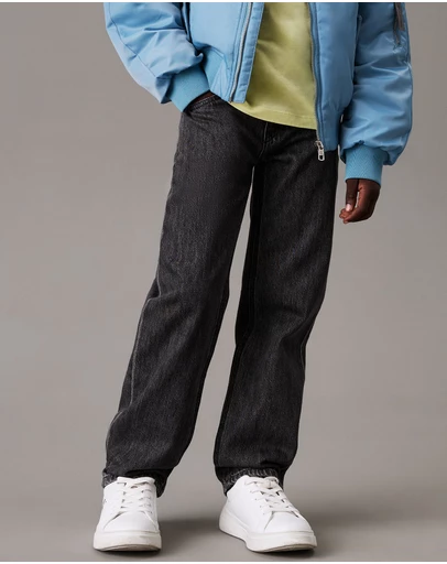 Calvin Klein Jeans - Boys Mid Rise Straight Jeans