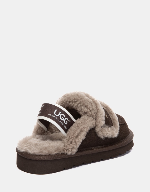 EVERAU - Australian Shepherd Ugg Rilee Kids Cow Suede Upper House Shoes