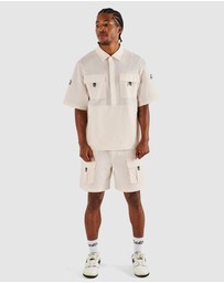 Malbon - Bass Club Seersucker Windshirt