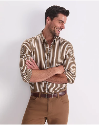 Sportscraft - Ryan Long Sleeve Stripe Shirt