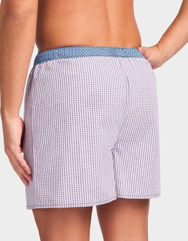 Mitch Dowd - Mitchdowd Geo Contrast Cotton Boxer Shorts 5 Pack