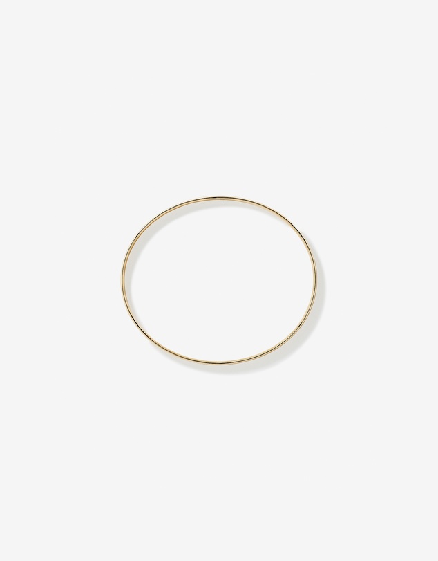 Michael Hill - Classic Oval Bangle in 18kt Gold Vermeil