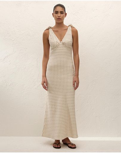 Lola Polka Dot, Cream & Black