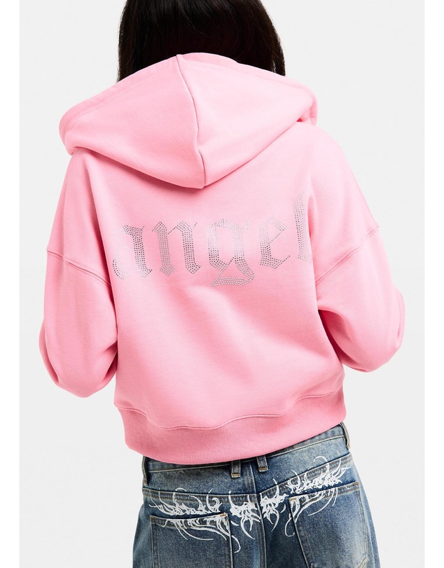 Neon Hart - Script Zip Through Hoodie