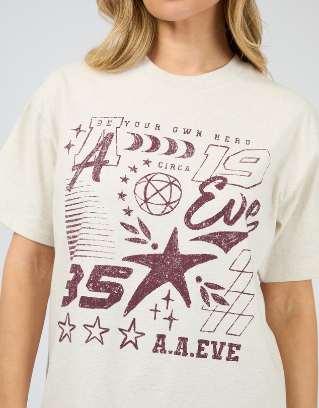 All About Eve - Destination Relaxed Tee Oat