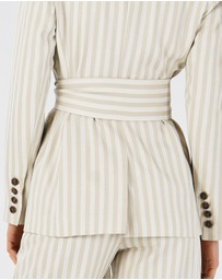 Amelius - Cardinal Striped Blazer
