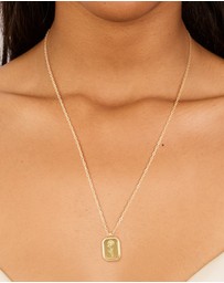 Lovisa - Waterproof Gold Plated Stainless Steel Birth Flower November Chrysanthemum Necklace