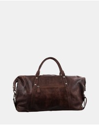 Pierre Cardin - Pierre Cardin Rustic Leather Business/Overnight Bag