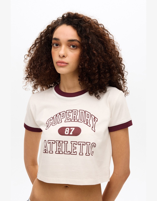 Superdry - Athletic Essentials Ringer Slim Fit Tee