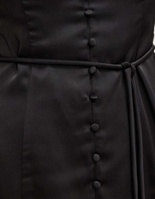 The Fated - Delaney Panelled Satin Top