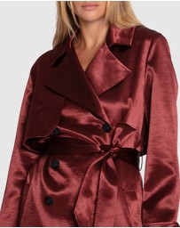 Belle & Bloom - Will You Stay Trench Dress