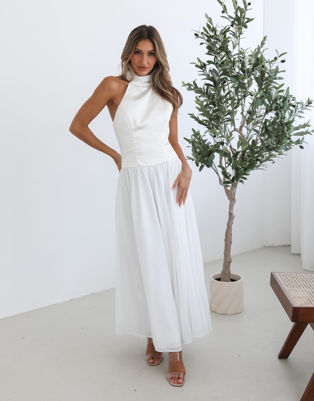 Esther & Co - Francille Dress - White