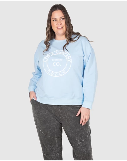 Love Your Wardrobe - LYW & Co Print Sweat Top
