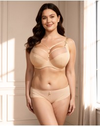 Nessa - Clarisse Strappy Large Cup Wired Bra with Side Support