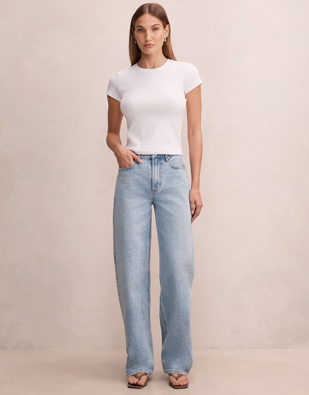 Forever New Petite - Nicki Mid Rise Straight Jeans