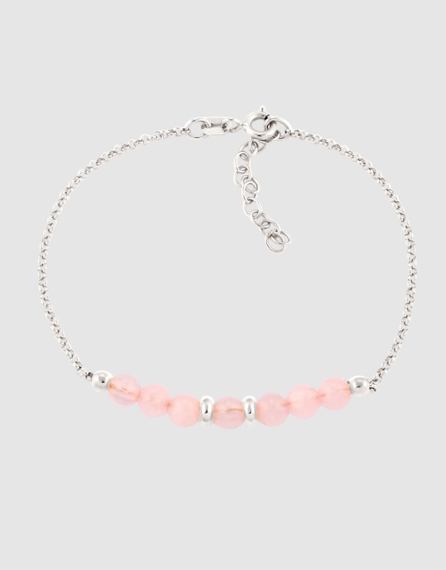 Elli Jewelry - Bracelet Quartz Beads 925 Sterling Silver