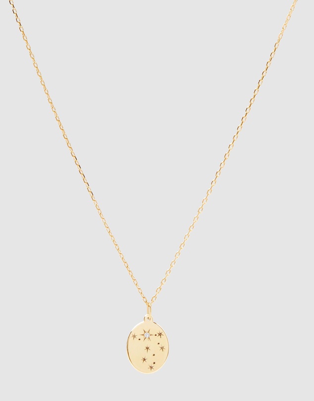 Luna Rae - Solid Gold - Stars of Sagittarius Diamond Necklace