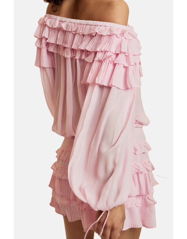 Cynthia Rowley - Ruffle Pleated Micro Skirt